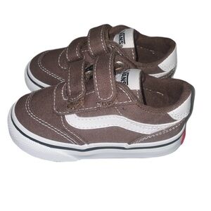 Vans Kids Sneakers in Brown and White